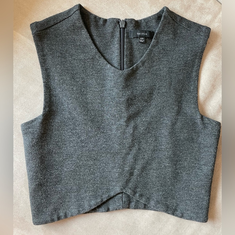 Grey Talula Manzanita Crop Top